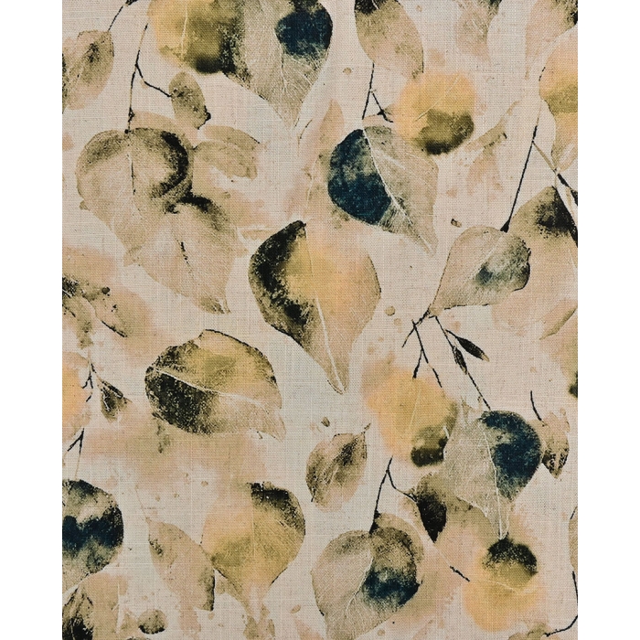 Viscose Linen Digital Leaves 6060