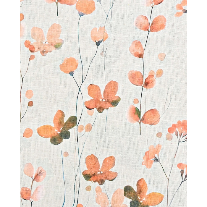 Ramie Linen Digital Flower 6070