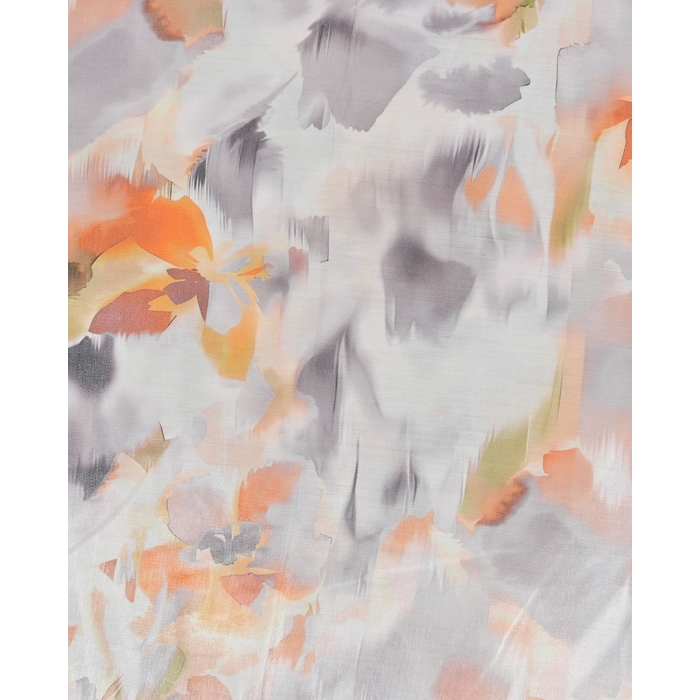 Viscose Shiny Digital Faded Flower 6090