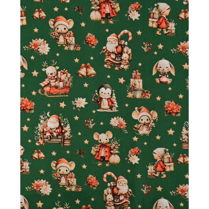Poplin Digital Cute Christmas 6128