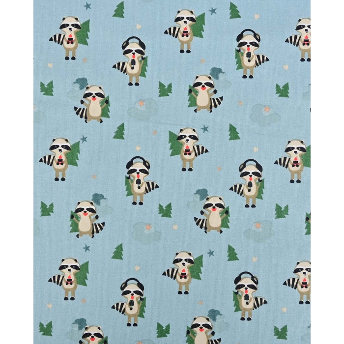 Poplin Raccoon 90032