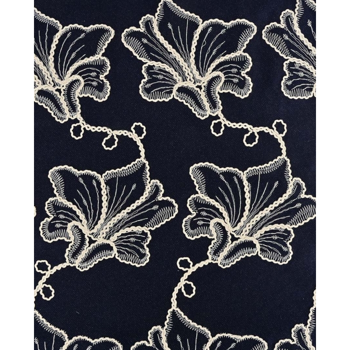 Jeans Embroidery Flower 6233