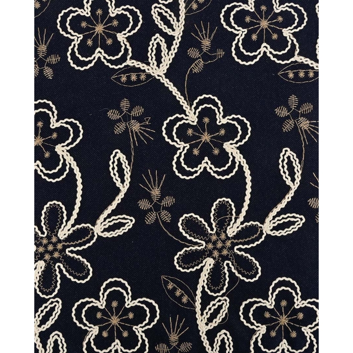 Jeans Embroidery Flower 6232