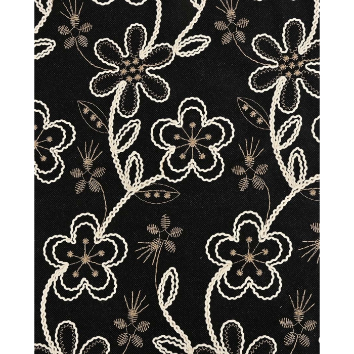 Jeans Embroidery Flower 6232