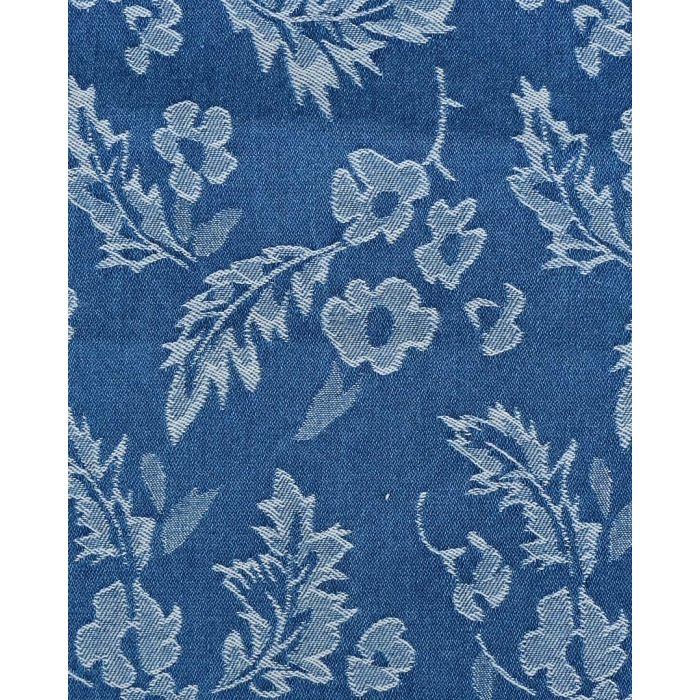 Denim Jacquard Flowers 6224