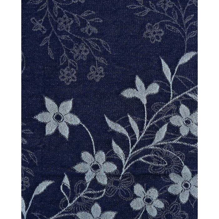 Denim Jacquard Flowers 6222