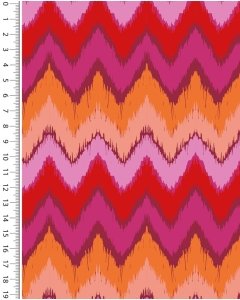 Silicone stretch poplin stylez zigzag 5218
