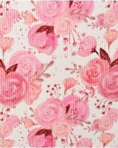 Waffle jersey digital toff sparkling flowers 5148