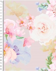 Jersey Digital Stylez Watercolour Flowers 5444