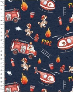 Sweat Brushed Digital Toff Fire Fighters 5601