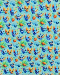 Poplin 3D Fantasy Animals 5821