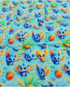 Poplin 3D Fantasy Animals 5821