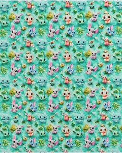 Poplin 3D Fantasy Animals 5820