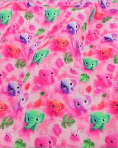 Poplin 3D Elephant 5818