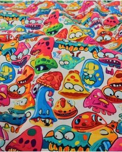 Poplin Digital Monsters 5832