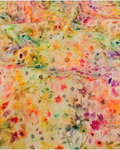Poplin Digital Flowers 5834