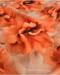 Cotton Stretch Satin Flower 5981