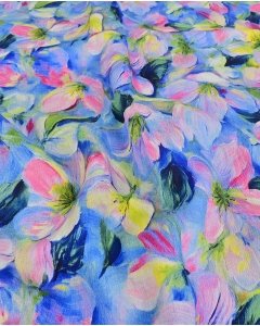 Viscose Crepe Flower 5962