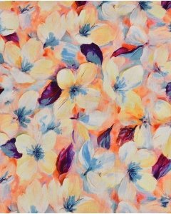 Viscose Crepe Flower 5962