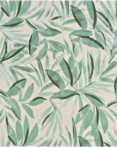 Viscose Crepe Digital Leaves 5988