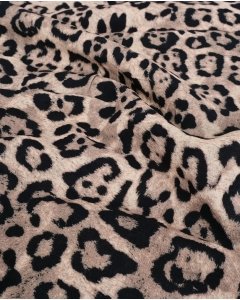Viscose Poplin Leopard 5968