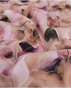 Viscose Linen Digital Leaves 6065