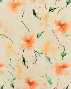 Poplin Stretch Flower 5975