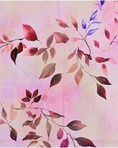 Poplin Stretch Leaves 5974