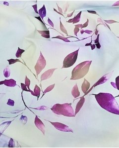 Poplin Stretch Leaves 5974