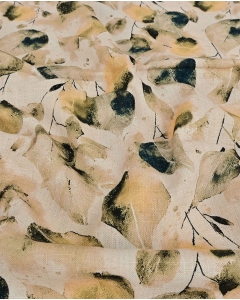 Viscose Linen Digital Leaves 6060