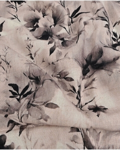 Viscose Linen Digital Leaves 6062
