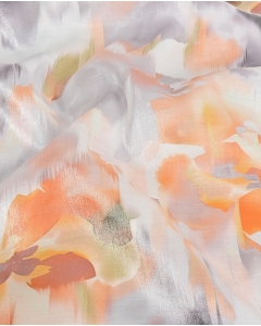 Viscose Shiny Digital Faded Flower 6090