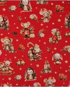 Poplin Digital Cute Christmas 6128