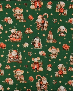 Poplin Digital Cute Christmas 6128