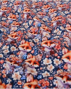 Jersey Digital Floral Fox 6156