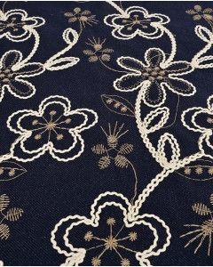 Jeans Embroidery Flower 6232