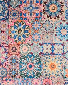 Double fur digital mandala 5397