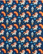 Poplin Unicorn in space 5822