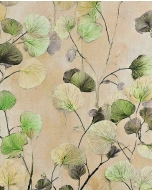 Viscose Linen Digital Leaves 6066