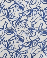 Ramie Linen Digital Abstract Flower 6067