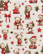 Jersey Digital Christmas Bear 6124