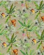 Viscose woven digital stylez tiger 5277