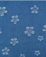 Denim Jacquard Flowers 6225