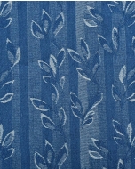 Denim Jacquard Leaves 6226