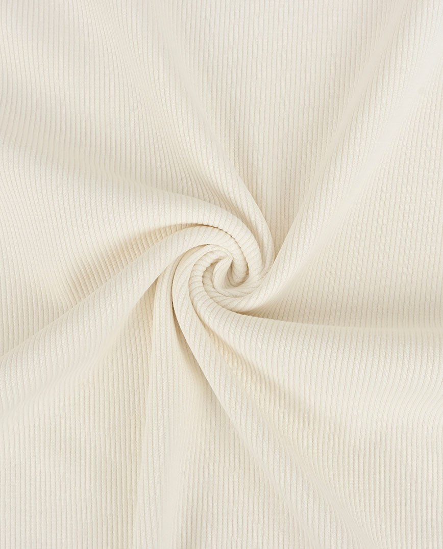 Rib jersey stof met ribstructuur
