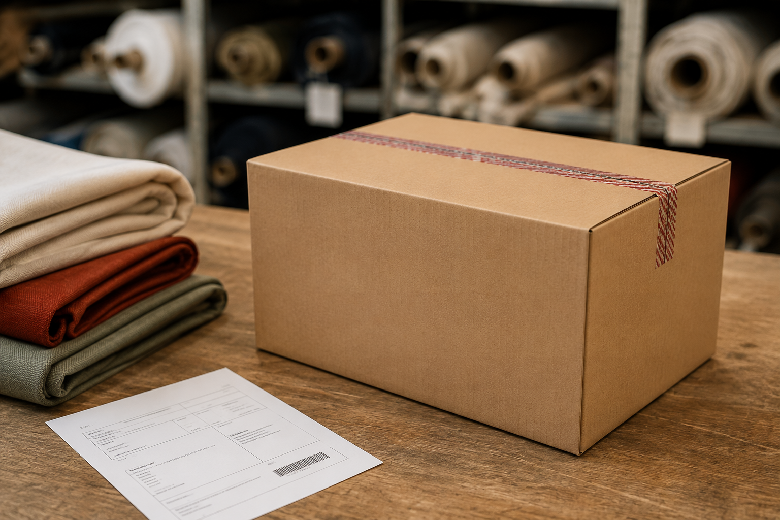 Verzending van Mutsaers Textiles