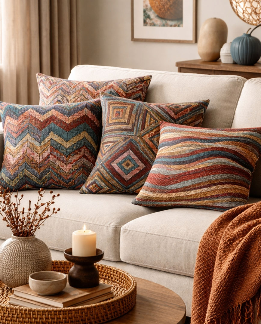 Stoffen voor interieur en decoratie