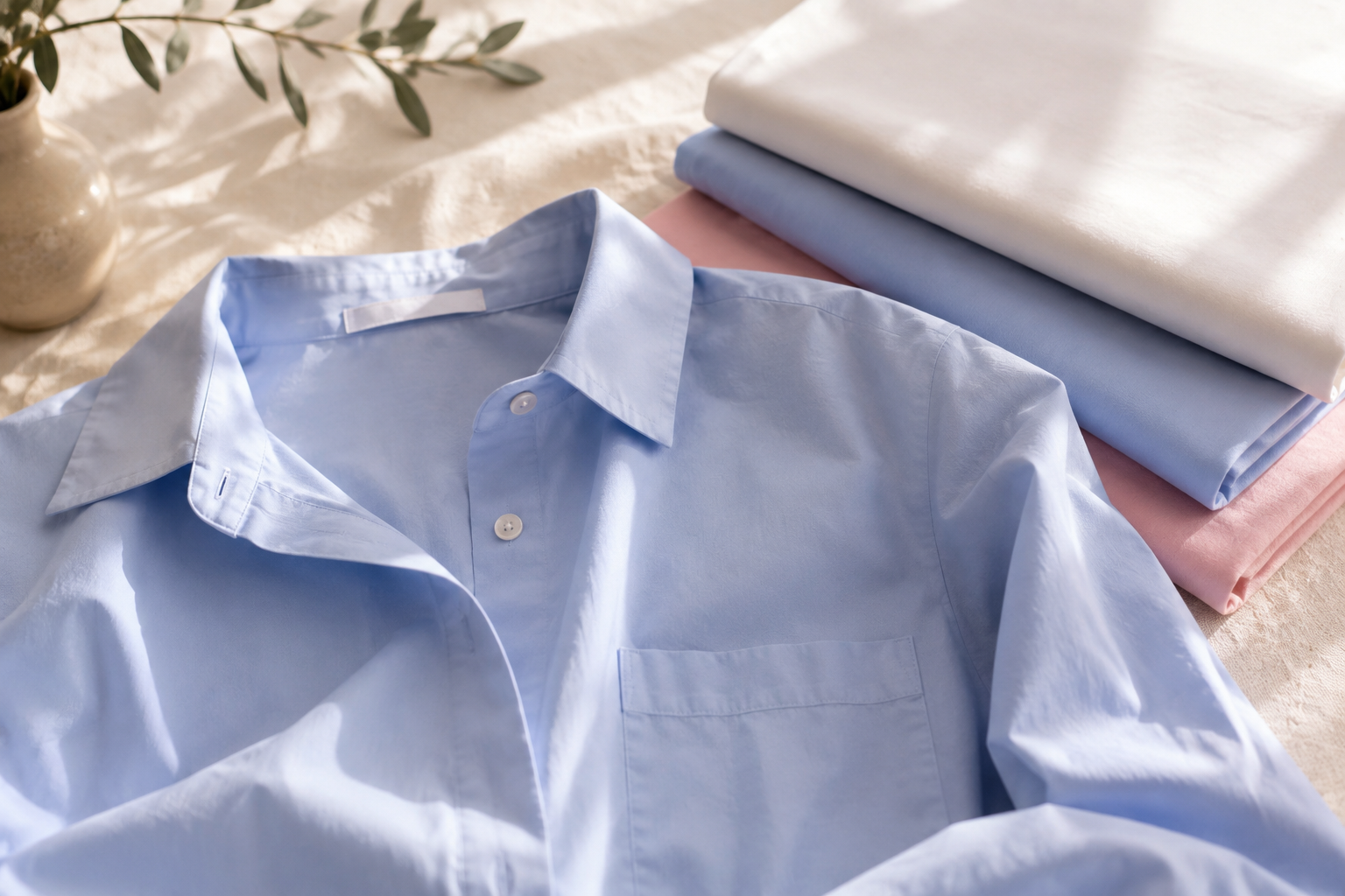Blouse van lichte soepele stof