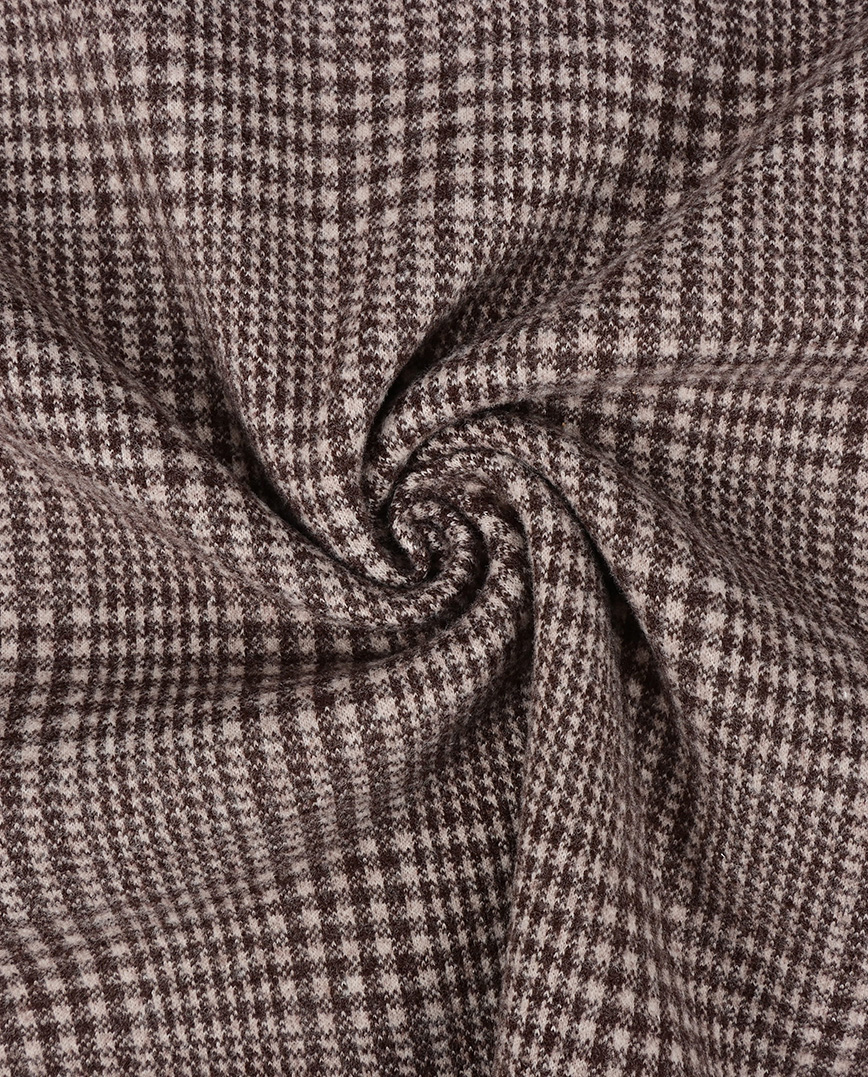 Jacquard Plaid Dark Brown