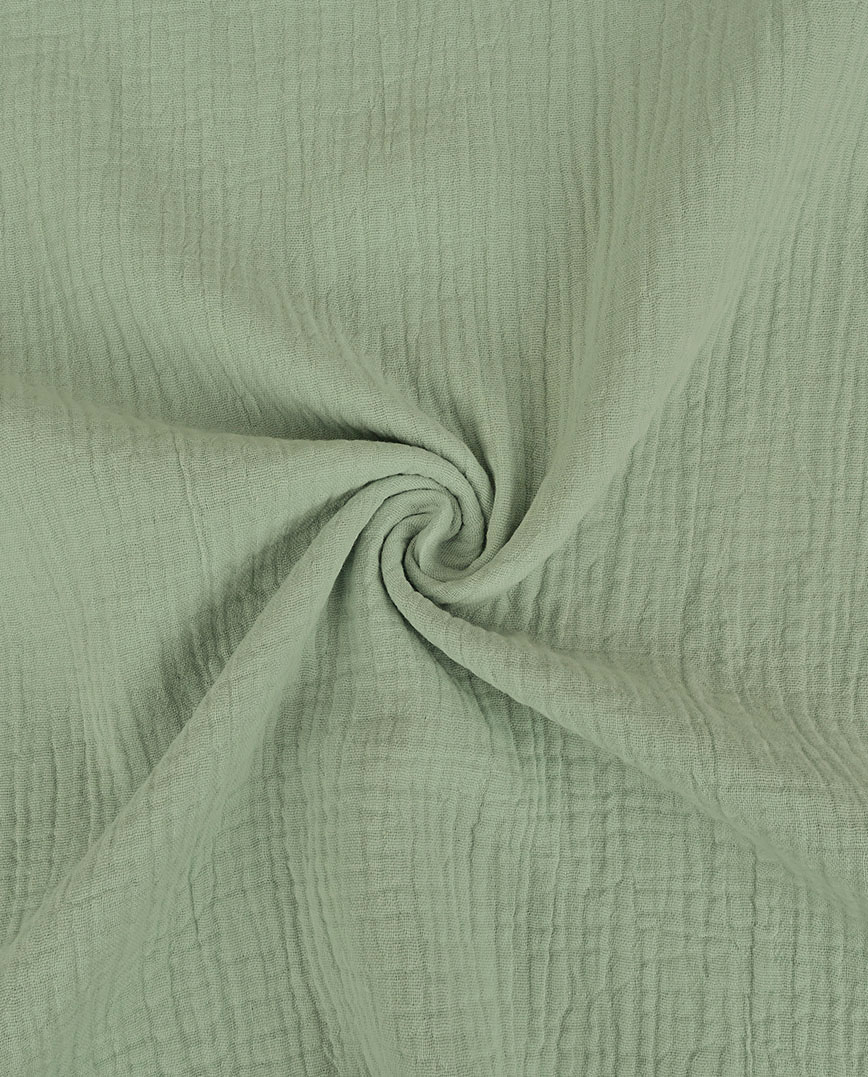 Double Gauze Dark Old Green